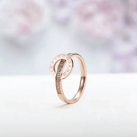 Slash Compass-Rose Gold