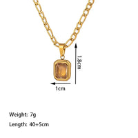 Jyh631 Collier Or Jaune Diamant