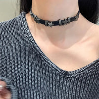#2 collier de rockstar noir