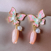 7# Silver Needle-Pink Butterfly