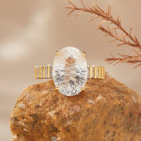 Natural White Crystal Millennium Cut