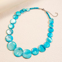 27# Necklace-Silver-Blue