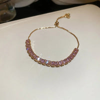 13#Bracelet-Pink Zircon