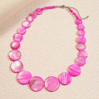 29#Necklace-Silver-Pink
