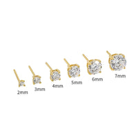 18K Gold [with Sterling Silver Earplug]]