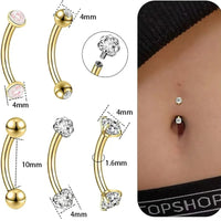 Lot de 5 faux bijoux opale style 2 de 10 mm