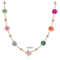 Collier coloré à haute rétention de couleur
