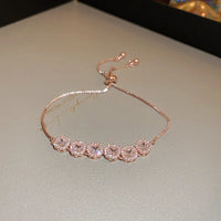 72#Bracelet-Environmental-Friendly-Real Gold Plating-Rose Gold