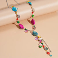 34# Necklace-Colorful-Shell tassel