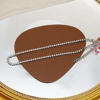 Single Row Rhinestone Necklace