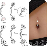 Lot de 5 faux opales de style quatre de 10 mm