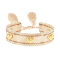 144-Golden Love Nail