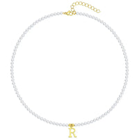 R (with Pearl Necklace)