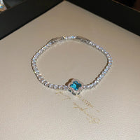 61#Bracelet-Silver-Blue