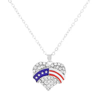 09 Cœur en Strass Blanc K 3477