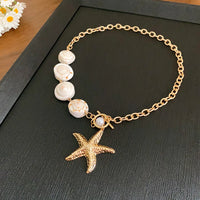 55# Necklace-Gold/1.3*1.1cm-Conch