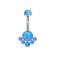 Titanium Natural Color + Blue Opal