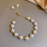 2# Bracelet-Golden round Beads (Environmentally Friendly)