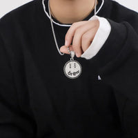 Xl0243 Smile Face with Steel Chain