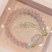 Pink Safety Buckle Bracelet
