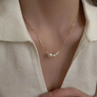 Four Pearl Necklace