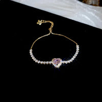92#Bracelet-gold-pink