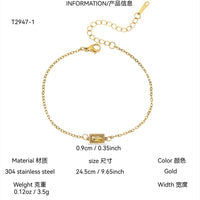 Bracelet en zircone jaune