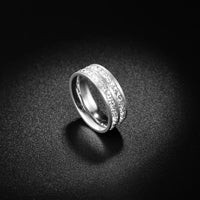 Double Row Diamond-Silver