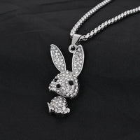 Xl0178 Rabbit with Steel Chain