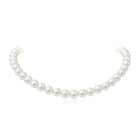 Collier de perles 10 mm [Acier titane inaltérable]