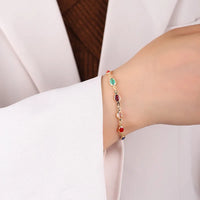 Bracelet avec diamants ronds