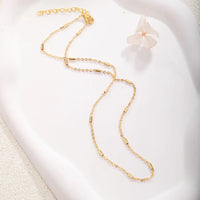 A0148 Collier perles baril