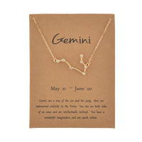 Collier en or Gemini Gold Card