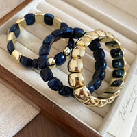 Bracelet-blue (three-piece Set)
