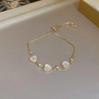 69#Bracelet-Environmental-Friendly-Golden Heart