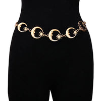 Y333 Golden Moon Single Layer Waist Chain