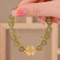 Double-Layer Flower Bracelet