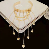 107# Bracelet-Golden-Love Heart
