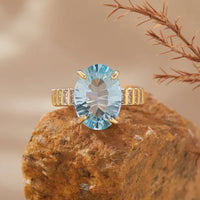 Natural Topaz Millennium Cut
