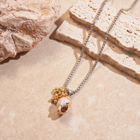 48# Necklace-Silver-Small Conch