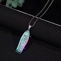 Color Scooter-Titanium Steel Necklace 70cm