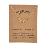 Carte Or Collier en Or