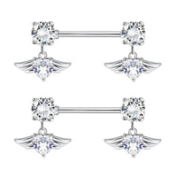 A Pair of Heart Wings Models