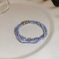 3#Bracelet-Silver-Purple Zircon
