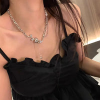 Collier Rose Perle