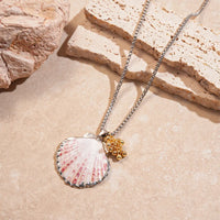 49# Necklace-Silver-Scallop