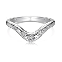 White Gold Color Dy121137-S-W-WH