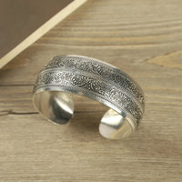 28-Antique Silver Carved