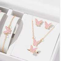 Ensemble Papillon Rose