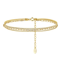 Or 14 carats 21,5+5cm 3,5g